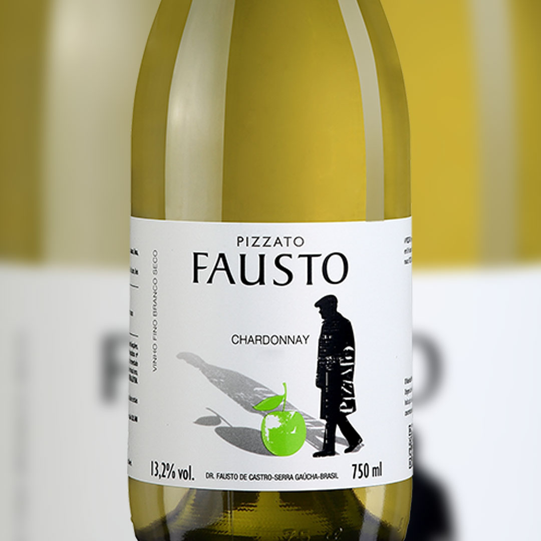 Loja Vinícola Pizzato / Vinho Seco / Fausto Chardonnay