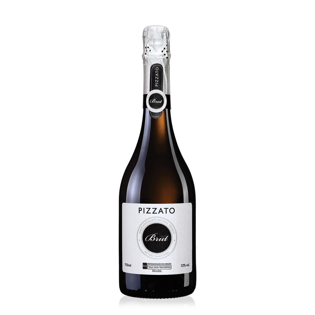 PIZZATO BRUT BRANCO MÉTODO TRADICIONAL D.O.V.V.